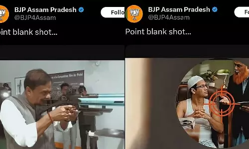 മുസ് ലിംകള്‍ക്കുനേരെ വെടിയുതിര്‍ക്കുന്ന വീഡിയോ; അസം ബിജെപി സോഷ്യല്‍ മീഡിയ മാനേജര്‍ക്കെതിരേ കേസെടുത്തു