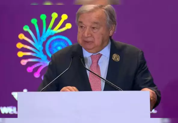 എഐ ഒരിക്കലും മനുഷ്യന്റെ കഴിവുകളെ മാറ്റിസ്ഥാപിക്കുന്ന ഒന്നാവരുതെന്ന് യുഎന് എഐ ഒരിക്കലും മനുഷ്യന്റെ കഴിവുകളെ മാറ്റിസ്ഥാപിക്കുന്ന ഒന്നാവരുതെന്ന് യുഎന്