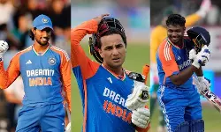 ട്വന്റി-20 ലോകകപ്പിലെ ദക്ഷിണാഫ്രിക്കയ്‌ക്കെതിരായ തോല്‍വി; സഞ്ജുവിനായി ആരാധകര്‍, തിലകിനും അഭിഷേകിനുമെതിരേ രോഷം