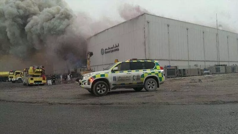 മിസൈല് അവശിഷ്ടങ്ങള് വീണ് ഖത്തറിലെ ഇന്ഡസ്ട്രിയല് ഏരിയയില് തീപിടിത്തം മിസൈല് അവശിഷ്ടങ്ങള് വീണ് ഖത്തറിലെ ഇന്ഡസ്ട്രിയല് ഏരിയയില് തീപിടിത്തം