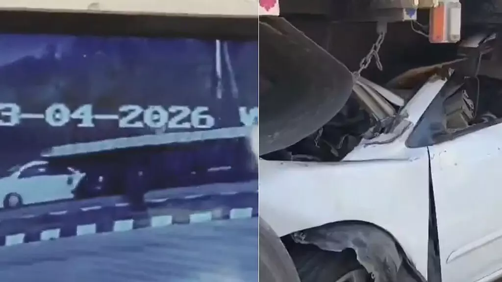 കാര് ലോറിയിലിടിച്ച് അപകടം; അഞ്ചു മരണം കാര് ലോറിയിലിടിച്ച് അപകടം; അഞ്ചു മരണം