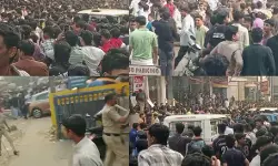 പഴയ ഒരു രൂപാ നോട്ടിന് ഷൂ; കോഴിക്കോട് ചെരിപ്പുകടയ്ക്ക് മുന്നില്‍ തിക്കും തിരക്കും, പോലിസ് ലാത്തിവീശി, കടയുടമകള്‍ അറസ്റ്റില്‍