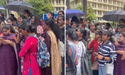 വേതന വര്‍ധനവുമായി ബന്ധപ്പെട്ട സമരത്തില്‍ പങ്കെടുത്ത രണ്ട് നഴ്സുമാരെ പിരിച്ചുവിട്ടു