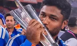 ട്വന്റി-20 ലോകകപ്പിലെ താരം; ഐസിസി റാങ്കിങ്ങില്‍ സഞ്ജുവിന് മുന്നേറ്റം