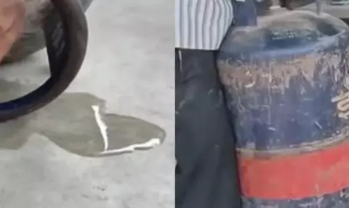 ആലപ്പുഴയില്‍ പാചകവാതക സിലിണ്ടറില്‍ ഗ്യാസിന് പകരം പച്ചവെള്ളം