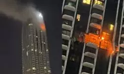 ദുബായ് ക്രീക്ക് ഹാര്‍ബറില്‍ ഡ്രോണ്‍ ആക്രമണം; കെട്ടിടത്തില്‍ തീപ്പിടുത്തമുണ്ടായി