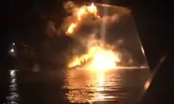 അമേരിക്കന്‍ എണ്ണ ടാങ്കറിനു നേരെ മിസൈല്‍ തൊടുത്തുവിട്ട് ഇറാന്‍, വീഡിയോ