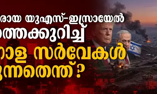 ഇറാനെതിരായ യുഎസ്-ഇസ്രായേല്‍ യുദ്ധത്തെക്കുറിച്ച് ആഗോള സര്‍വേകള്‍ പറയുന്നതെന്ത്?