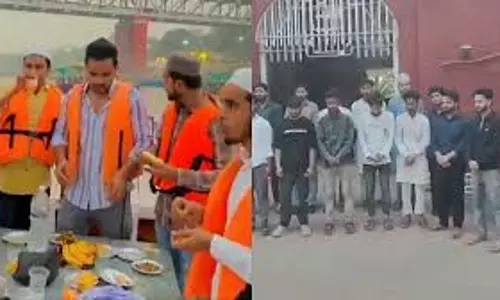 ഗംഗാ നദിയില്‍ ബോട്ടില്‍ ഇഫ്താര്‍ വിരുന്ന് സംഘടിപ്പിച്ചു; 14 മുസ് ലിം യുവാക്കളെ പോലിസ് അറസ്റ്റ് ചെയ്തു