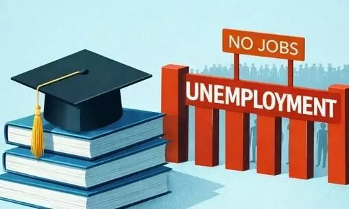 ഇന്ത്യയിലെ തൊഴിലില്ലാത്ത യുവാക്കളില് 67% ബിരുദധാരികള്, റിപോര്ട്ട് ഇന്ത്യയിലെ തൊഴിലില്ലാത്ത യുവാക്കളില് 67% ബിരുദധാരികള്, റിപോര്ട്ട്