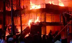 എടയാര്‍ വ്യവസായ സ്ഥാപനത്തില്‍ തീപിടിത്തം; ഒരു മരണം