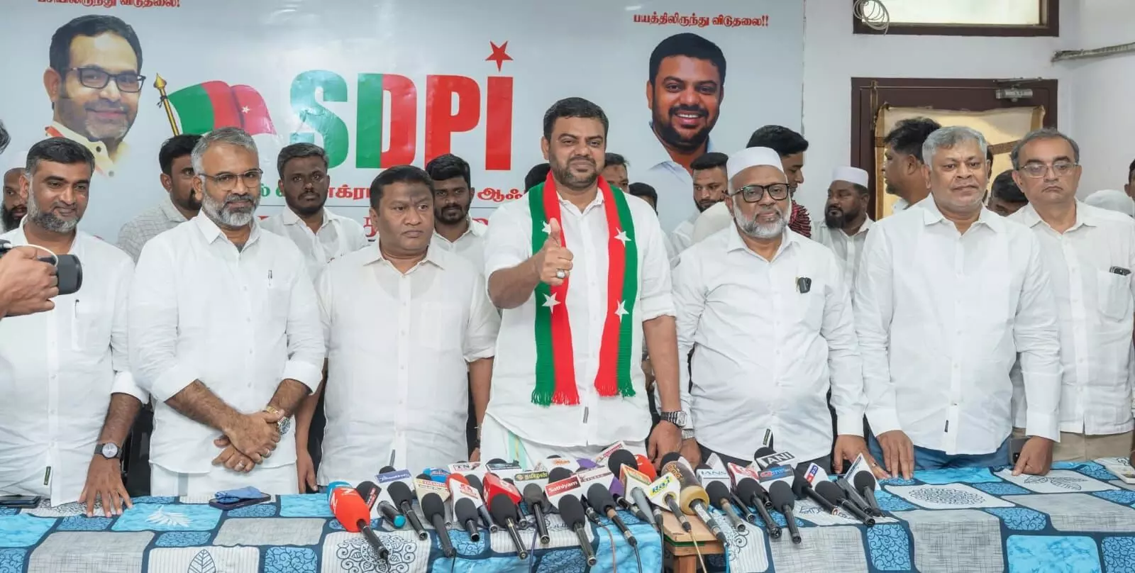 തമിഴ്നാട് നിയമസഭാ തിരഞ്ഞെടുപ്പ്; ഡിഎംകെ മുന്നണിയില് നിന്നും നന്നിലം മണ്ഡലത്തില് എസ്ഡിപിഐ സ്ഥാനാര്ഥിയായി മുഹമ്മദ് മുബാറക് മല്സരിക്കും തമിഴ്നാട് നിയമസഭാ തിരഞ്ഞെടുപ്പ്; ഡിഎംകെ മുന്നണിയില് നിന്നും നന്നിലം മണ്ഡലത്തില് എസ്ഡിപിഐ സ്ഥാനാര്ഥിയായി മുഹമ്മദ് മുബാറക് മല്സരിക്കും