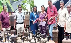 കോഴിക്കോട്ട് അനധികൃതമായി സൂക്ഷിച്ച 64ഗ്യാസ് സിലിണ്ടറുകള്‍ പിടികൂടി