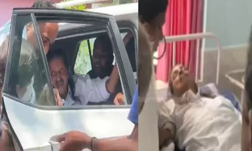 മുതിര്‍ന്ന സിപിഐ നേതാവ് പന്ന്യന്‍ രവീന്ദ്രന്‍ പ്രസംഗിക്കുന്നതിനിടെ കുഴഞ്ഞുവീണു