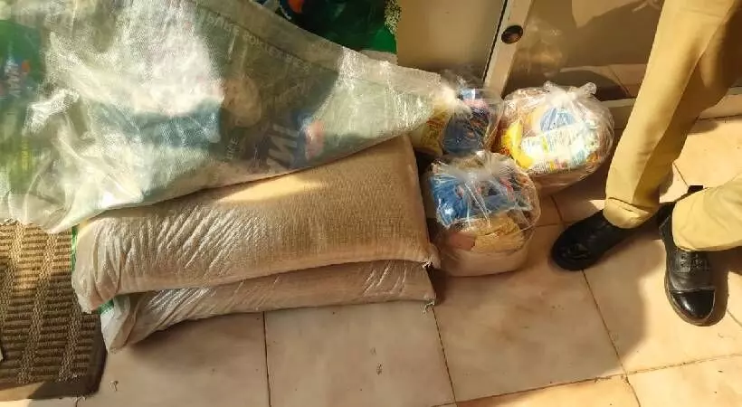 തൃശൂരില്‍ ബിജെപിയുടെ നേതൃത്വത്തില്‍ കിറ്റ് വിതരണം ചെയ്യാന്‍ ശ്രമമെന്ന് എല്‍ഡിഎഫിന്റെ പരാതി