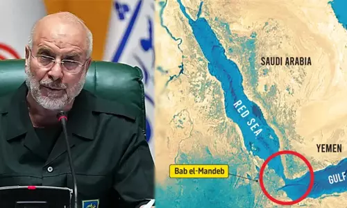 ഹോര്മുസിന് പിന്നാലെ ബാബ് അല്-മന്ദേബ് കടലിടുക്കും ഇറാന്റെ പരിഗണനയില്; ഭീഷണി ഉയര്ത്തി ഇറാന് പാര്ലമെന്ററി സ്പീക്കര് ഹോര്മുസിന് പിന്നാലെ ബാബ് അല്-മന്ദേബ് കടലിടുക്കും ഇറാന്റെ പരിഗണനയില്; ഭീഷണി ഉയര്ത്തി ഇറാന് പാര്ലമെന്ററി സ്പീക്കര്