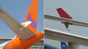 ഡല്ഹി വിമാനത്താവളത്തില് വിമാനങ്ങളുടെ ചിറകുകള് കൂട്ടിയിടിച്ച് അപകടം; യാത്രക്കാരും ജീവനക്കാരും സുരക്ഷിതര് ഡല്ഹി വിമാനത്താവളത്തില് വിമാനങ്ങളുടെ ചിറകുകള് കൂട്ടിയിടിച്ച് അപകടം; യാത്രക്കാരും ജീവനക്കാരും സുരക്ഷിതര്