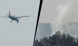 ഛത്തീസ്ഗഡില്‍ സ്വകാര്യ ജെറ്റ് വിമാനം തകര്‍ന്നു വീണു