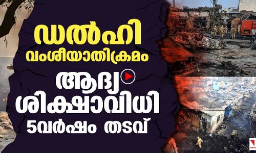 ഡല്‍ഹി വംശീയാതിക്രമം: ആദ്യ ശിക്ഷാവിധി