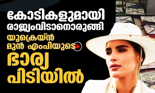 കോടികളുമായി രാജ്യം വിടാനൊരുങ്ങി യുക്രെയ്ന്‍ മുന്‍ എംപിയുടെ ഭാര്യ