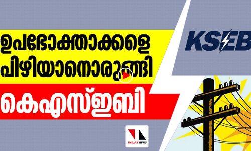 ഉപഭോക്താക്കളെ പിഴിയാനൊരുങ്ങി കെഎസ്ഇബി