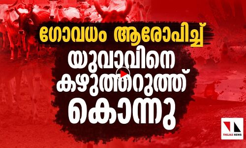 ഗോവധം ആരോപിച്ച് യുവാവിനെ കഴുത്തറുത്ത് കൊന്നു
