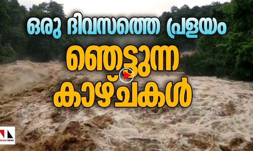 ഒരുദിവസത്തെ പ്രളയം: ഞെട്ടുന്ന കാഴ്ചകള്‍