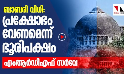 ബാബരി മസ്ജിദ് വിധി: പ്രക്ഷോഭം വേണമെന്നു ഭൂരിപക്ഷം