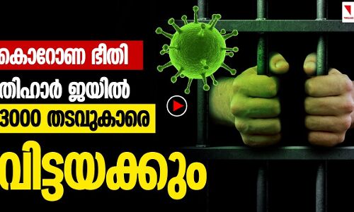 കൊറോണ ഭീതി: തിഹാർ ജയിൽ 3000 തടവുകാരെ വിട്ടയക്കും