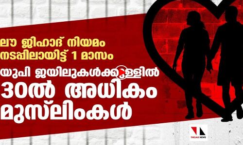 ലൗ ജിഹാദ് നിയമത്തിന് ഒരുമാസം ; യുപി ജയിലുകളില്‍ 30ല്‍ അധികം മുസ്‌ലിംകള്‍ |THEJAS NEWS