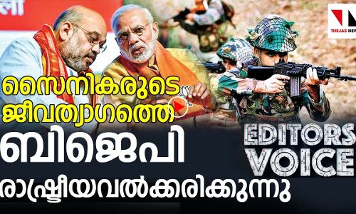 ബിജെപി ദേശസുരക്ഷയെ ഉപയോഗപ്പെടുത്തുന്നു
