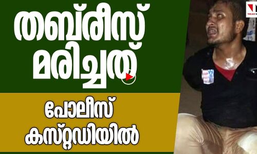 തബ്‌രീസ് വധം: പോലിസ് പ്രതിക്കൂട്ടില്‍