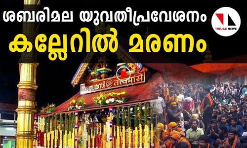 ശബരിമല യുവതീപ്രവേശനം; കല്ലേറിൽ മരണം