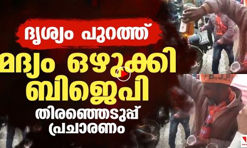 വര്‍ഗീയതയും മദ്യവും: ഇത് ബിജെപി തിരഞ്ഞടുപ്പ് പ്രചാരണം