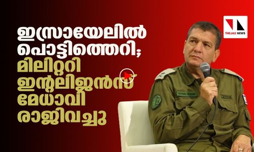ഇസ്രായേലില്‍ പൊട്ടിത്തെറി; മിലിറ്ററി ഇന്റലിജന്‍സ് മേധാവി രാജിവച്ചു|THEJAS NEWS