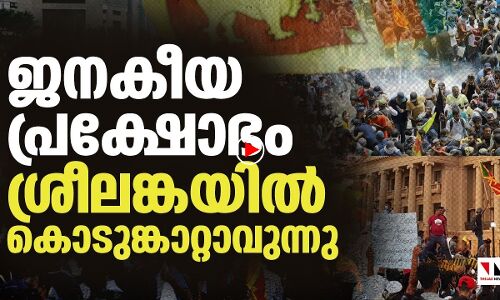 ശ്രീലങ്കില്‍ കൊടുങ്കാറ്റായി ജനകീയ പ്രക്ഷോഭം |THEJAS NEWS
