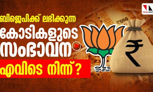 10 വർഷത്തിനിടെ ബിജെപിയുടെ സംഭാവന 100 ഇരട്ടിയായി