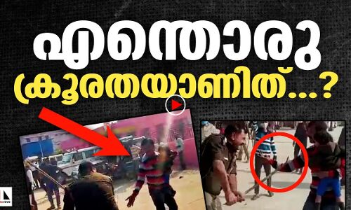 പിഞ്ചുകുഞ്ഞിനെയും പിതാവിനെയും മര്‍ദ്ദിച്ച് യുപി പോലിസ് |THEJAS
