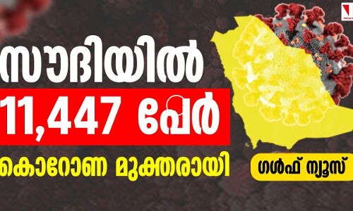സൗദിയില്‍ 11,447 ആളുകള്‍ കൊറോണ മുക്തരായി